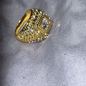 Men’s Gold Diamond Ring size 8
